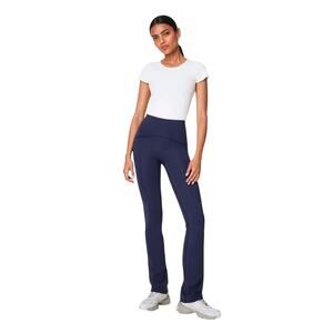 Spanx Midnight Navy Blue Booty Boost Sculpting Flare Yoga Pants